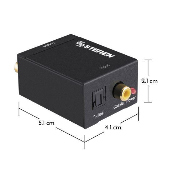 Convertidor De Audio Digital A Análogo Más Cable Óptico - Electrimundo D&D
