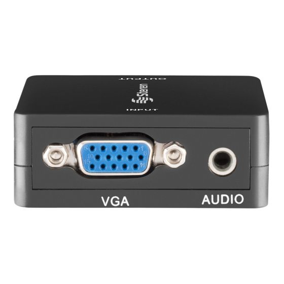 Convertidor Vga A Hdmi +vga Adaptador Con Audio,Convertidor